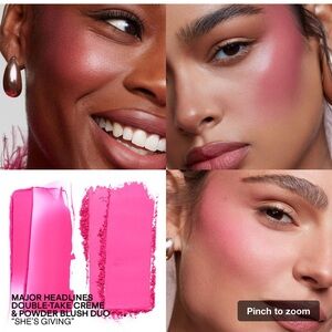 Patrick Ta Double Take Crème and Powder Blush in “She’s Giving”